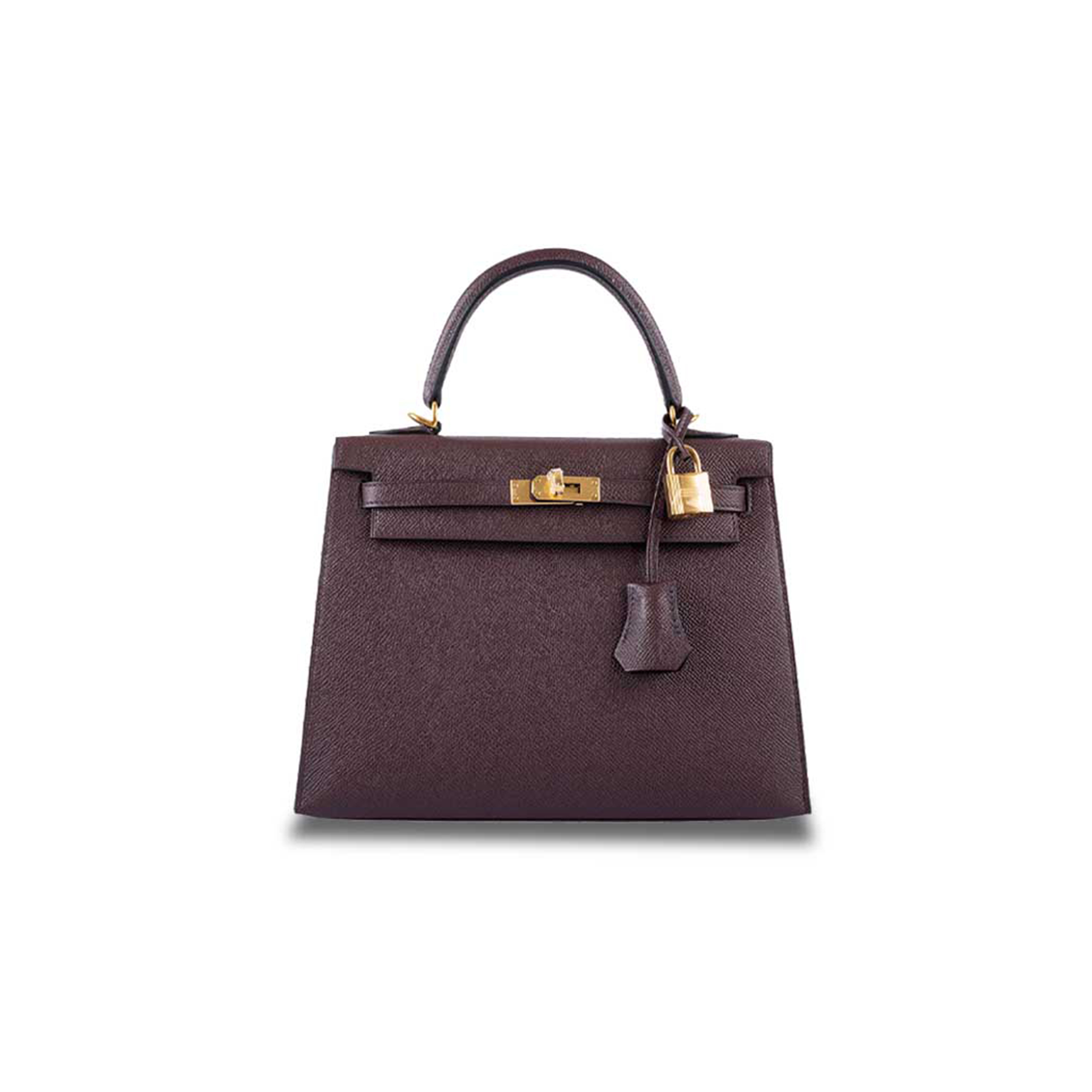 HERMÈS MASTER KELLY 25 SELLIER ROUGE EPSOM WITH GOLD HARDWARE (25*17*7cm)